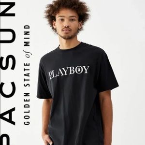 Playboy x Pacsun Black Logo Shirt